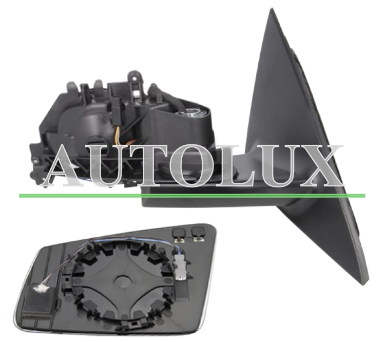 Cuerpo espejo retrovisor mercedes clase a w176 2015-2018 electrico / termico / memoria / abatible electricamente / side assist / luz cortesia / derecho.  Referencia OE:A2468100621