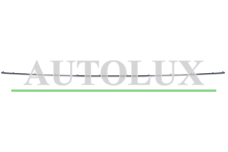 Perfil moldura mercedes clase e w210 2000-2002 parachoques trasero / cromado / central.  Referencia OE:A2108851274