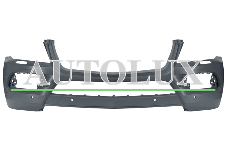Parachoques mercedes clase gl x164 2009-2012 delantero / con lavafaros / con sensor / imprimado.  Referencia OE:A16488502389999
