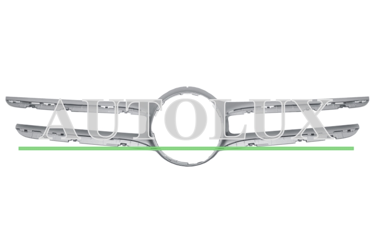 Moldura rejilla mercedes clase c w205 2014-2018 frente / con agujero moldura.  Referencia OE:A2058880160