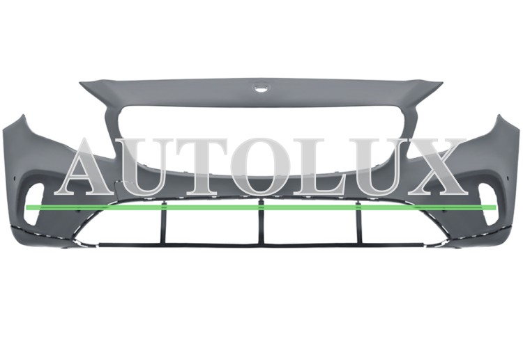 Parachoques mercedes clase gla x156 2017-2020 delantero / modelo sport / con sensor / imprimado.  Referencia OE:A15688035009999