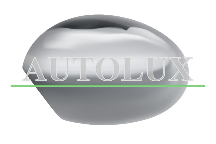 Carcasa espejo retrovisor mini cooper 2007-2010 cromada / izquierda.  Referencia OE:51162753669