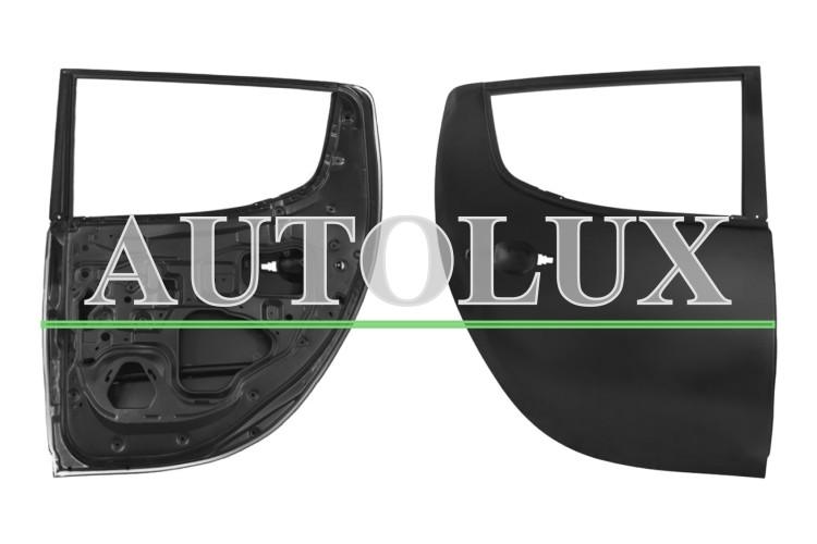 Puerta mitsubishi l200 2005-2010 trasera derecha.  Referencia OE:5730B130