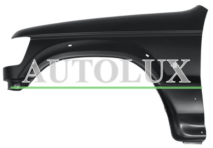 Aleta mitsubishi pajero 1991-1997 delantera con piloto / con moldura / izquierda.  Referencia OE:MB835529