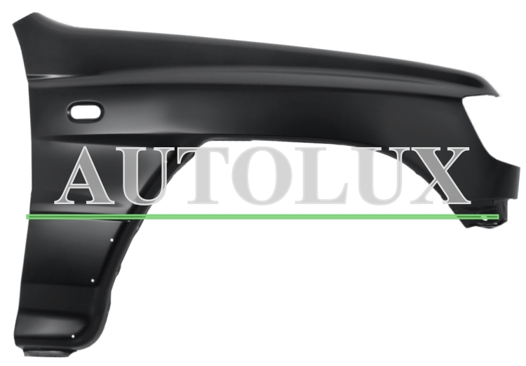 Aleta mitsubishi pajero 1997-2000 delantera / con piloto / derecha.  Referencia OE:MR344491