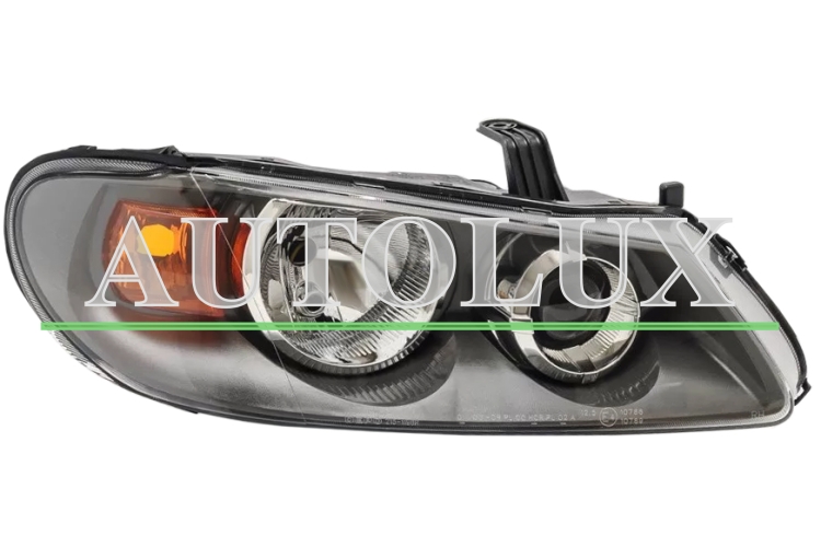 Faro delantero nissan almera 2003-2007 base gris / derecho.  Referencia OE:26010