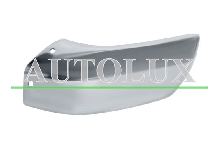 Puntera nissan navara 1997-2002 delantera / 31cm / cromada / izquierda.  Referencia OE:620252S400