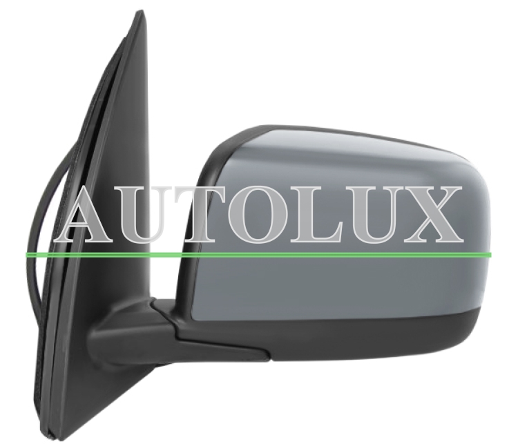 Espejo retrovisor nissan x-trail 2007-2010 electrico / imprimado / izquierdo.  Referencia OE:96302JG470