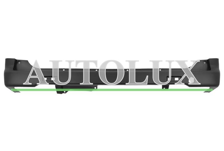 Parachoques nissan nv200 2010-2020 trasero / con agujeros catadioptrico.  Referencia OE:H50223LGEH