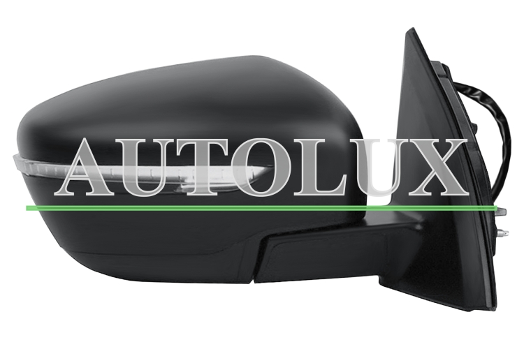 Espejo retrovisor nissan qashqai 2017-2021 piloto intermitente cromado / electrico / termico / derecho