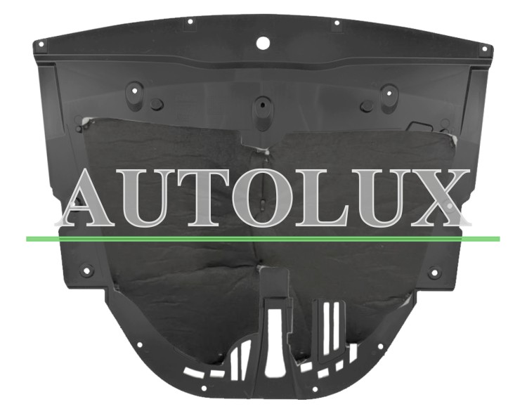 Bajo motor nissan qashqai 2014-2017 delantero / con ventilacion / con aislante.  Referencia OE:758924EA0A