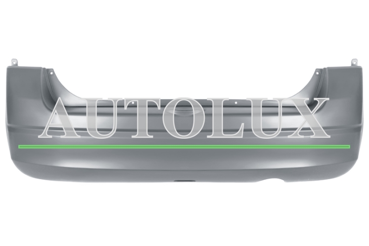 Parachoques opel agila 2000-2003 trasero / imprimado.  Referencia OE:9209171