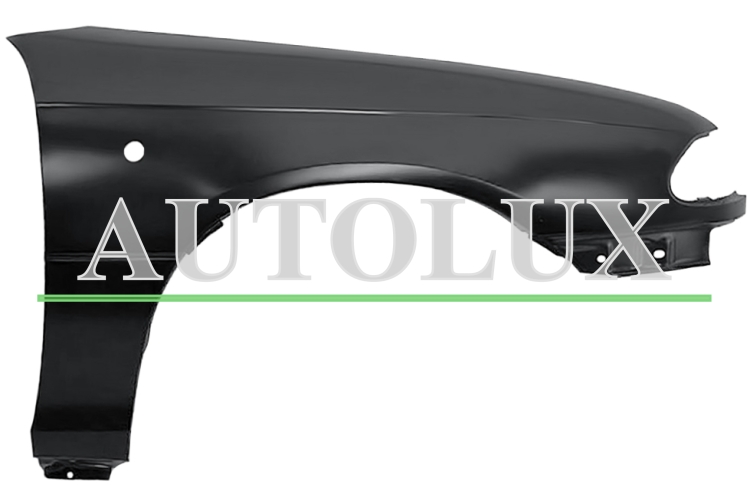 Aleta opel astra f 1991-1994 delantera / con agujero piloto redondo / derecha.  Referencia OE:90360212