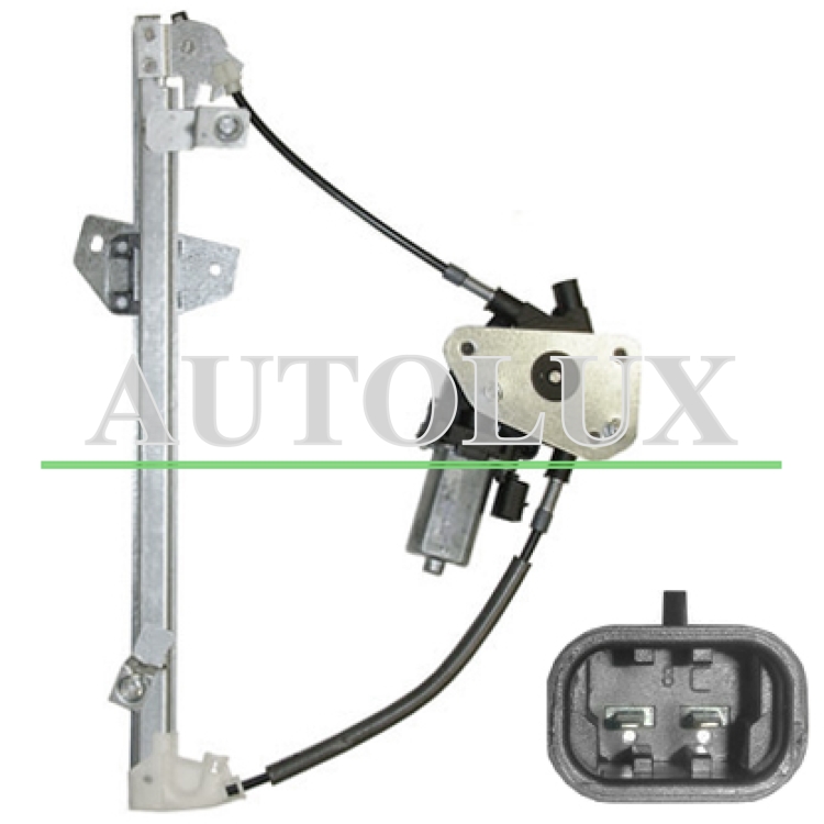 Elevalunas opel corsa a 1983-1990 5 puertas / electrico / con motor / 2 pins / delantero izquierdo.  Referencia OE:140148