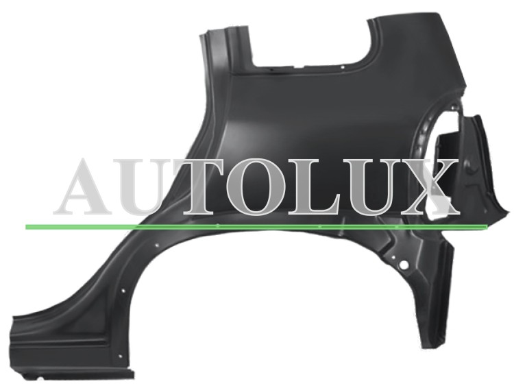 Aleta opel corsa b 1993-2000 trasera / 5 puertas / izquierda.  Referencia OE:90481851