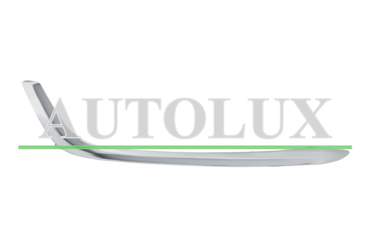 Moldura rejilla opel insignia 2014-2017 parachoques delantero / cromada / derecha.  Referencia OE:22787052