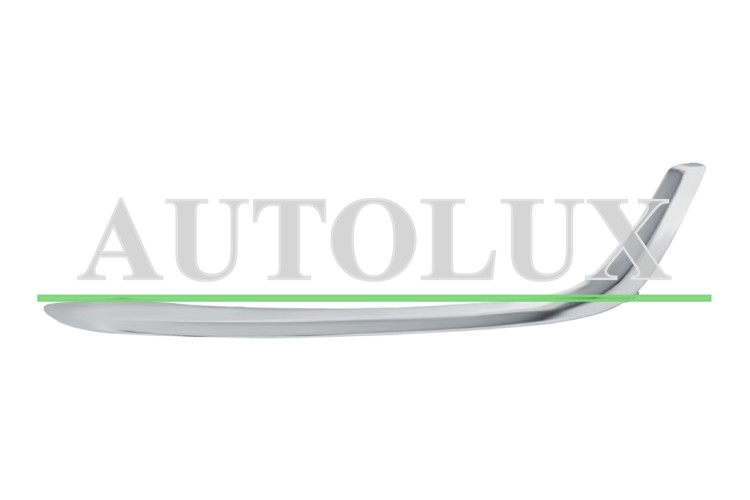 Moldura rejilla opel insignia 2014-2017 parachoques delantero / cromada / izquierda.  Referencia OE:22787051