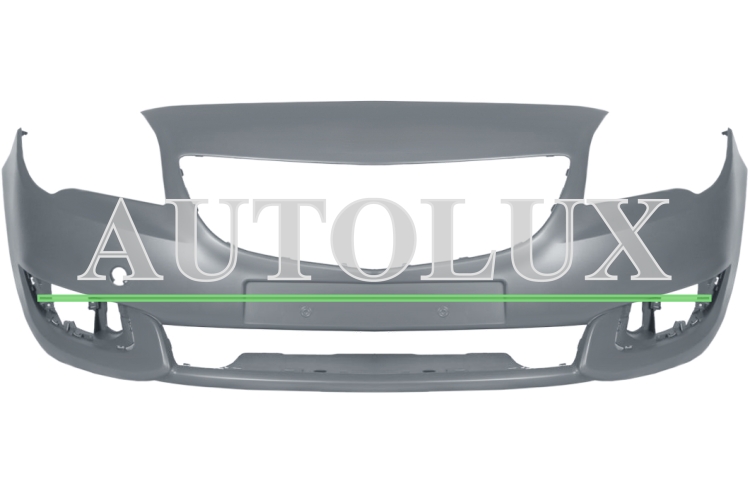 Parachoques opel meriva 2013-2017 delantero / imprimado.  Referencia OE:13475836