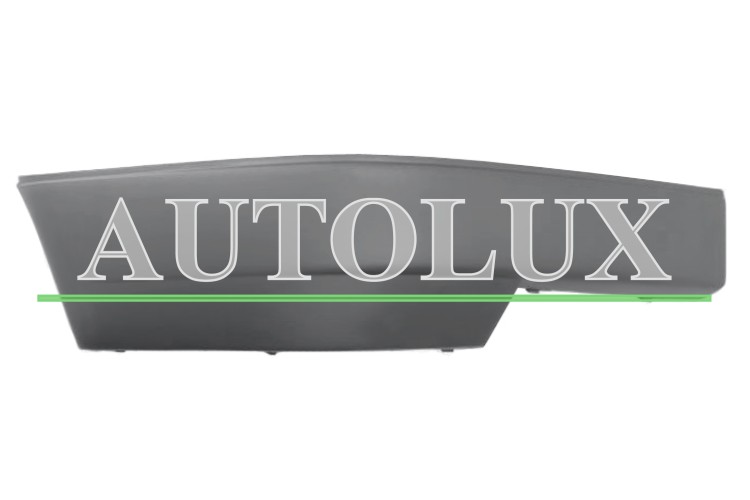 Moldura opel vectra a 1988-1992 parachoques delantero / gris / derecha.  Referencia OE:1400609