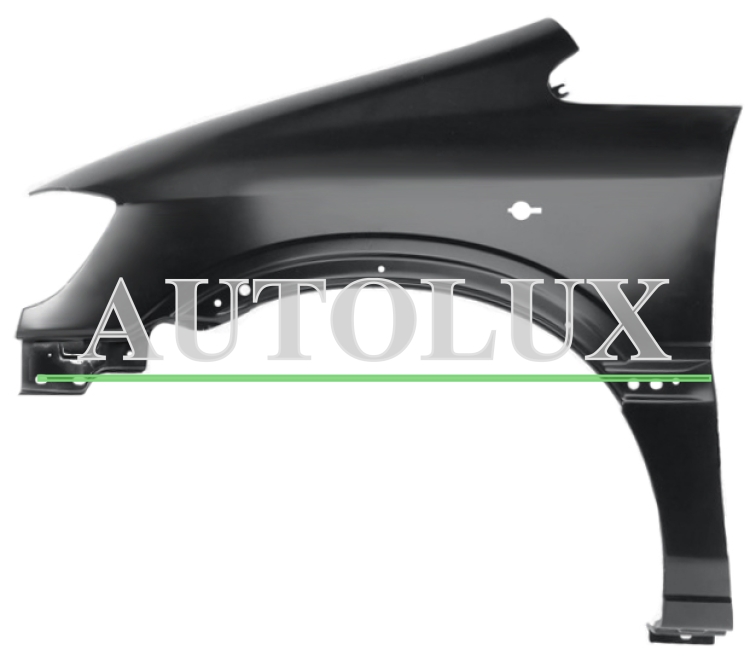 Aleta opel zafira a 1999-2005 delantera izquierda.  Referencia OE:1101030