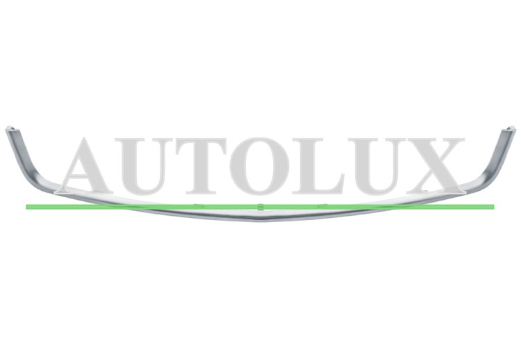 Moldura rejilla opel zafira b 2005-2007 frente / cromada / inferior.  Referencia OE:13183699