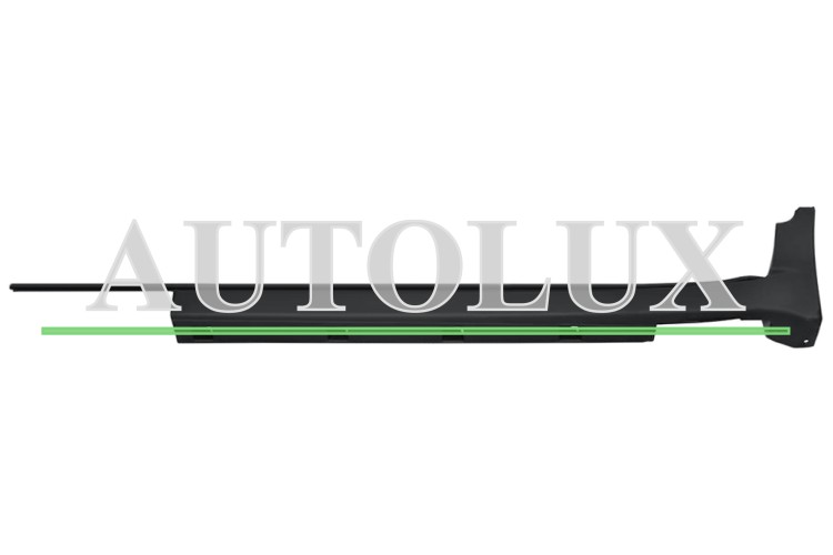 Moldura mastil puerta opel mokka 2013-2016 delantera derecha.  Referencia OE:95374126