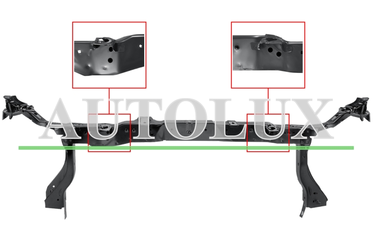 Frente opel mokka x 2018-2020 delantero / superior.  Referencia OE:42599080