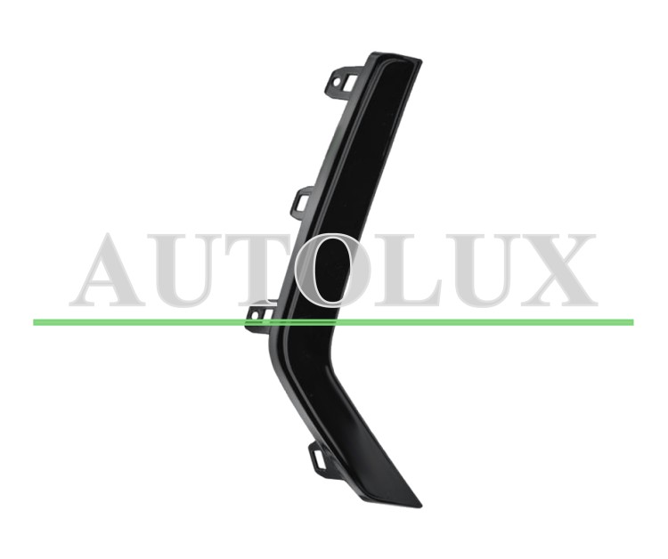 Moldura parachoques opel corsa f 2023-> delantera / negra brillante / derecha.  Referencia OE:9850376080