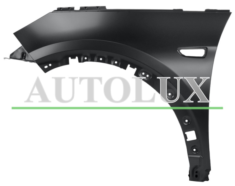 Aleta opel grandland x 2017-2021 delantera / aluminio / izquierda.  Referencia OE:9817517180