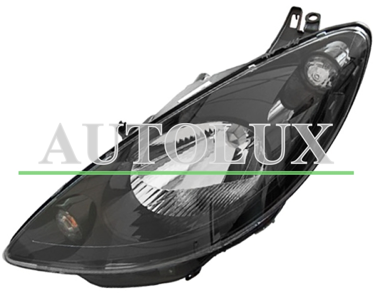 Faro delantero peugeot 1007 2004-2010 base negra / izquierdo.  Referencia OE:620851