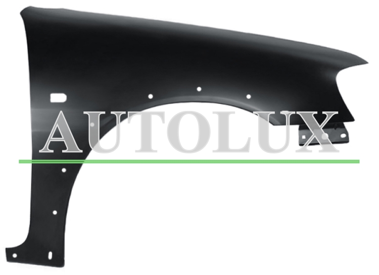 Aleta peugeot 106 1996-2004 delantera / modelo rally / con piloto / derecha.  Referencia OE:7841J5