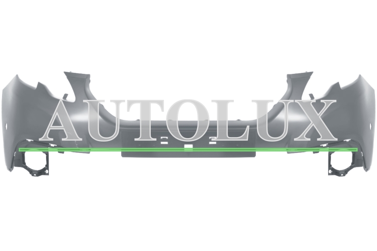 Parachoques peugeot 2008 2012-2016 delantero / superior / con sensor / imprimado.  Referencia OE:1610144080