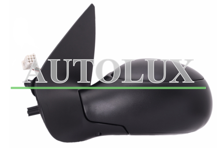 Espejo retrovisor peugeot 206 1998-2008 mecanico / conector cuadrado / termico / izquierdo.  Referencia OE:8153KQ