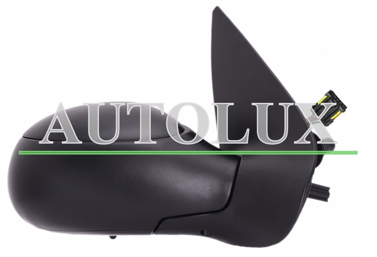 Espejo retrovisor peugeot 206 1998-2008 mecanico / conector cuadrado / termico / sonda / derecho.  Referencia OE:8149KN