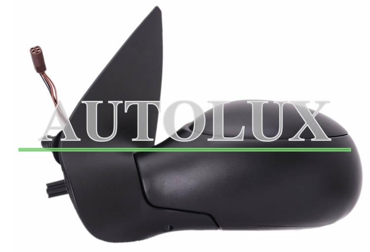 Espejo retrovisor peugeot 206 1998-2008 mecanico / conector redondo / termico / izquierdo.  Referencia OE:8148YE
