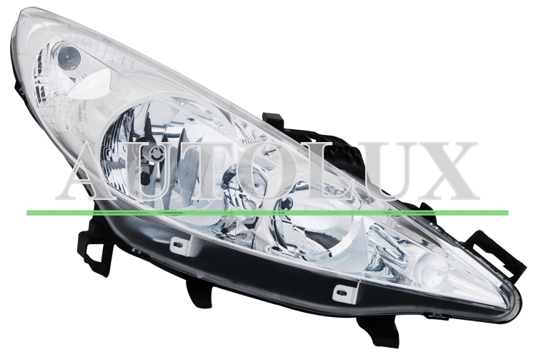 Faro delantero peugeot 207 2009-2012 derecho.  Referencia OE:620695