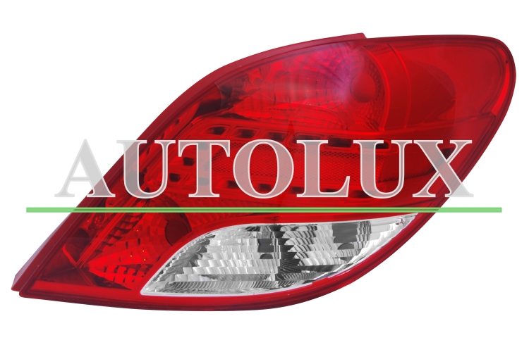 Piloto trasero peugeot 207 2009-2012 led / derecho.  Referencia OE:6351HQ