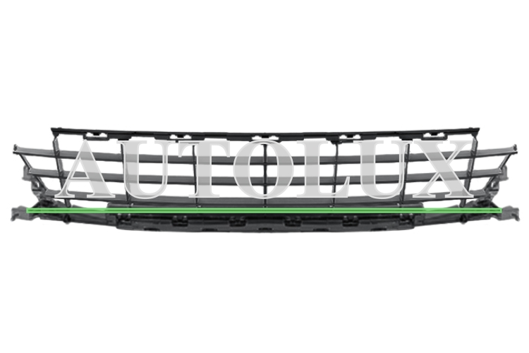 Rejilla peugeot 207 2007-2009 parachoques delantero / modelo sport / inferior / central.  Referencia OE:7414QF