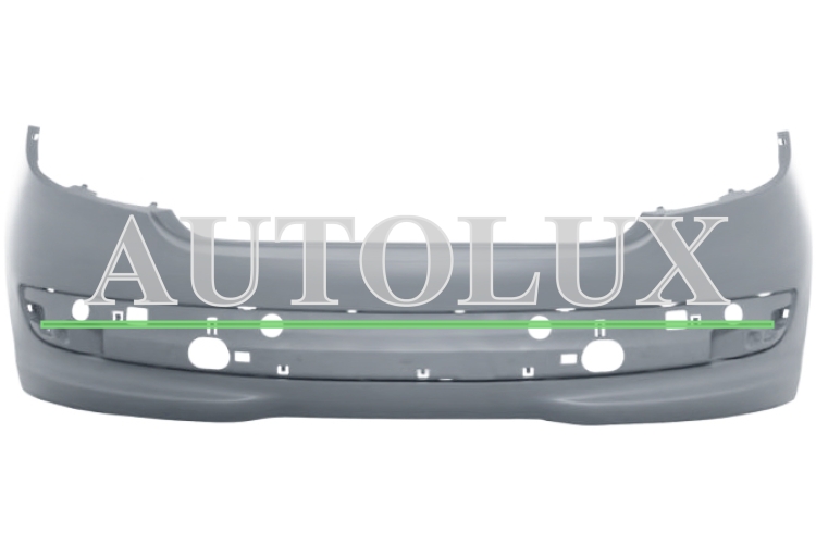 Parachoques peugeot 207 2009-2012 trasero / imprimado.  Referencia OE:7410Z5