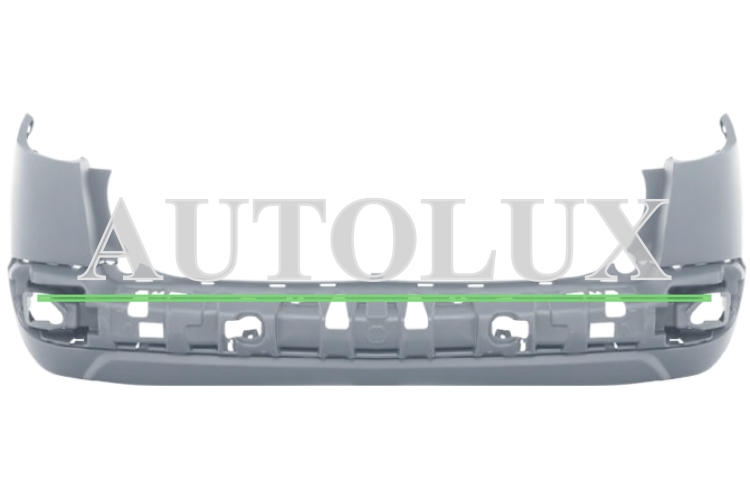 Parachoques peugeot 207 2009-2012 trasero / familiar / imprimado.  Referencia OE:7410EH