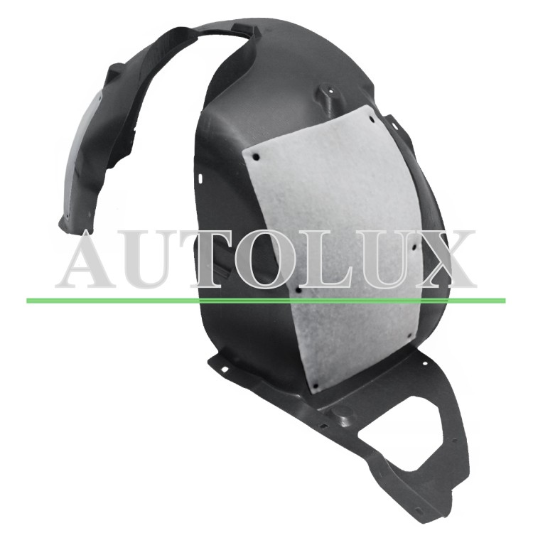 Guardabarros peugeot 208 2015-2019 delantero / con insonorizacion / izquierdo.  Referencia OE:9673768880