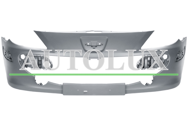 Parachoques peugeot 307 2005-2007 delantero / con agujeros cerquillos / imprimado.  Referencia OE:7401CZ