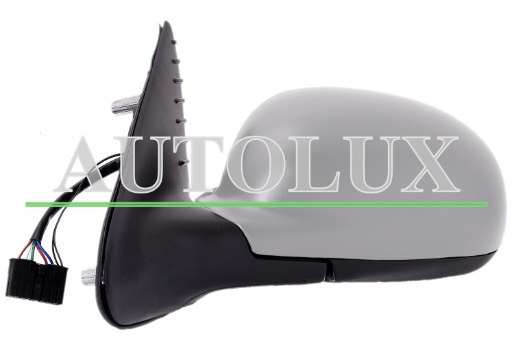 Espejo retrovisor peugeot 406 1995-1999 electrico / termico / imprimado / izquierdo.  Referencia OE:8149X4