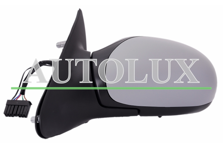 Espejo retrovisor peugeot 406 1999-2004 electrico / termico / imprimado / izquierdo.  Referencia OE:8149RZ