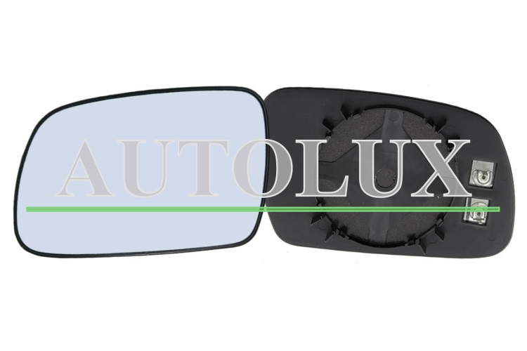 Cristal espejo retrovisor peugeot 407 2004-2011 con soporte / termico / convexo / azul / izquierdo.  Referencia OE:8151GV 