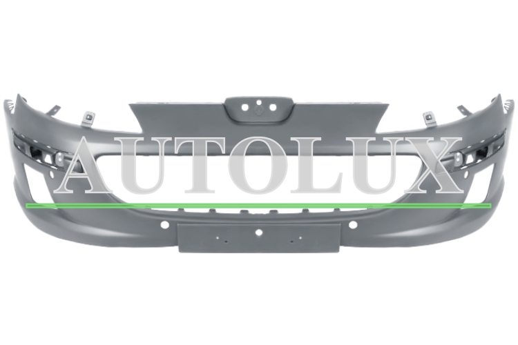 Parachoques peugeot 407 2004-2011 delantero / con sensor / imprimado.  Referencia OE:7401RE