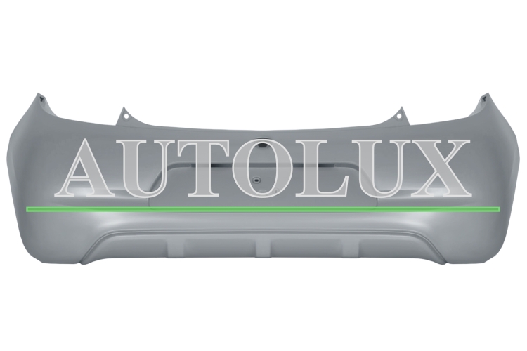 Parachoques peugeot 108 2014-2022 trasero / imprimado.  Referencia OE:1612229480