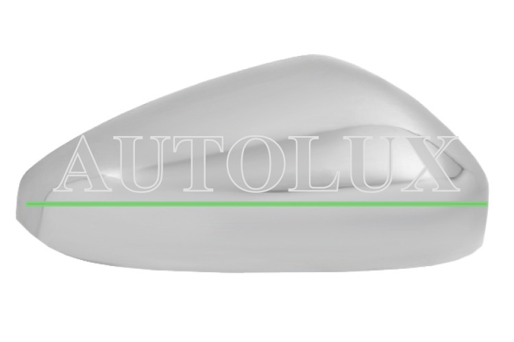 Carcasa espejo retrovisor peugeot 3008 2016-2021 cromada / derecha.  Referencia OE:98111899DX