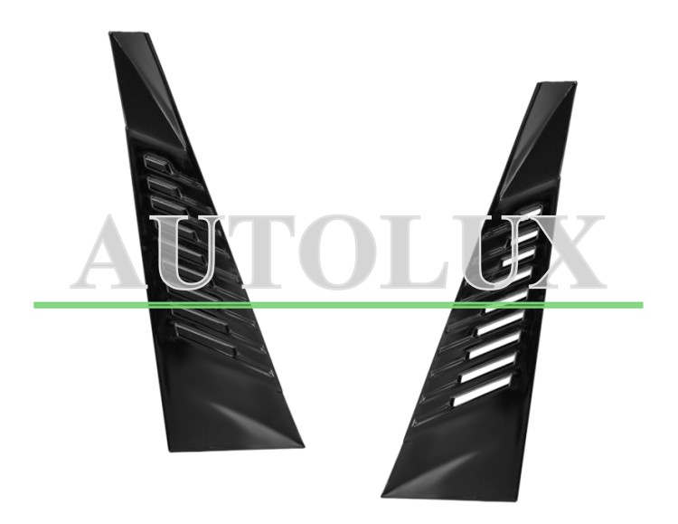 Rejillas peugeot 208 2023-> parachoques delantero / negra brillante / kit / izquierda+derecha.  Referencia OE:16923312XY
