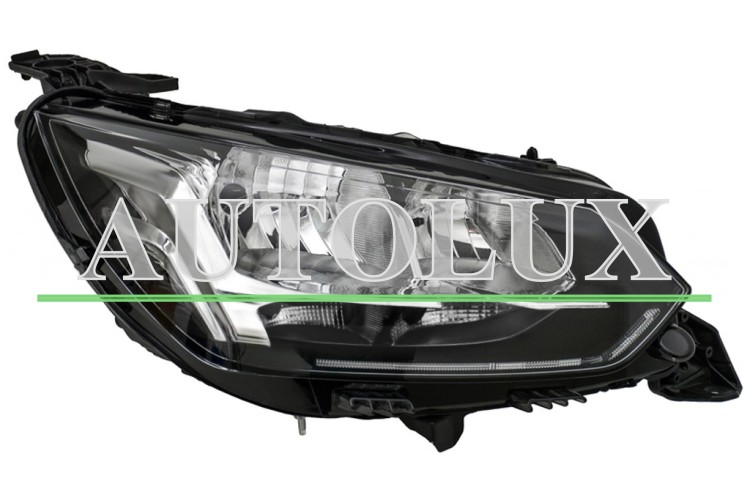 Faro delantero peugeot 2008 2019-2024 con diurna lampara w21/5w / derecho.  Referencia OE:9823193580